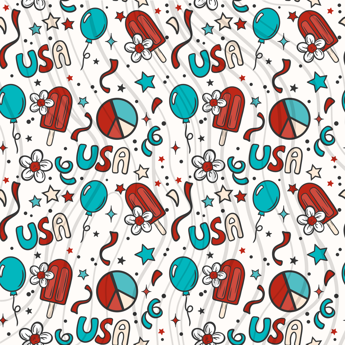 Girly USA Seamless Transfer