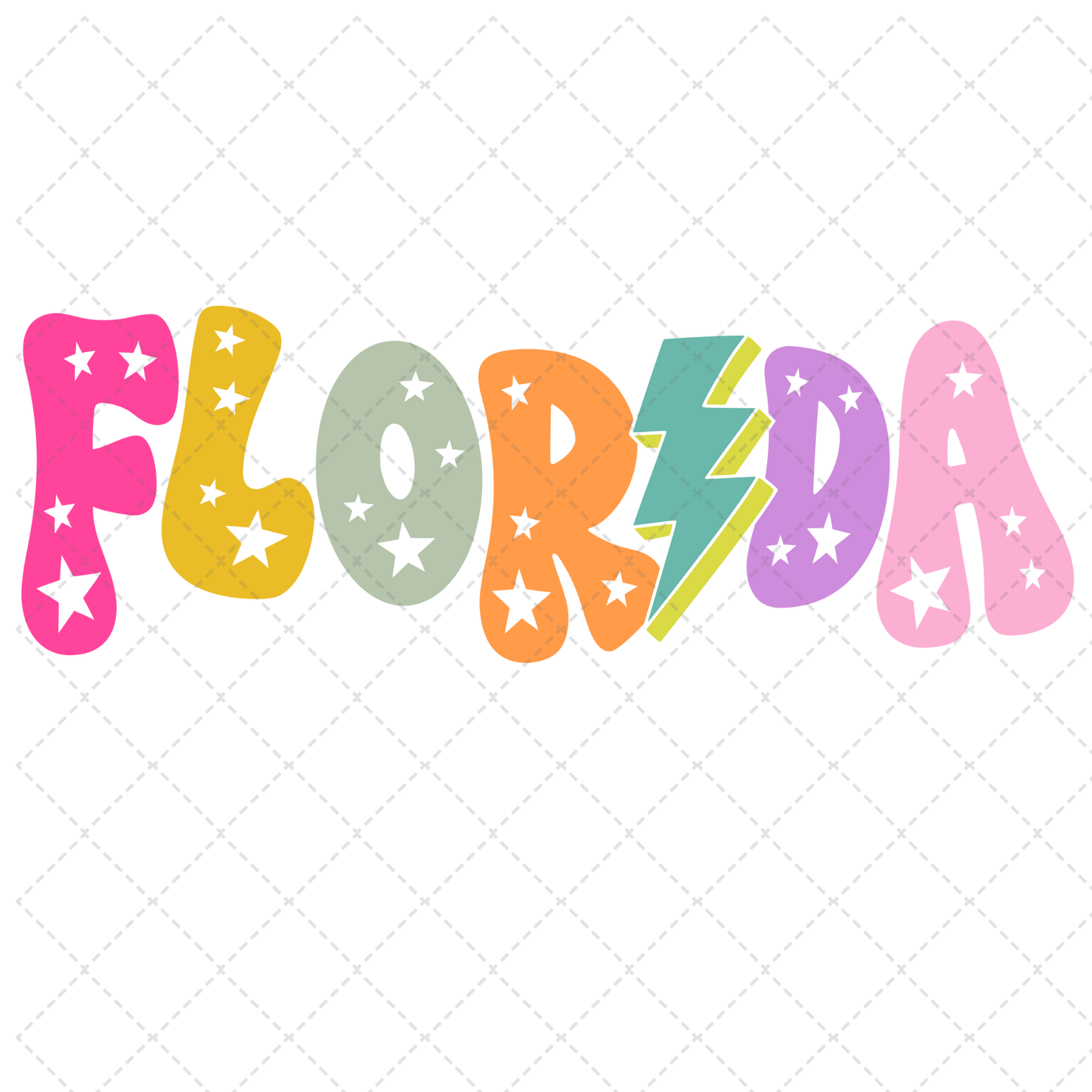 Retro Star Florida Transfer