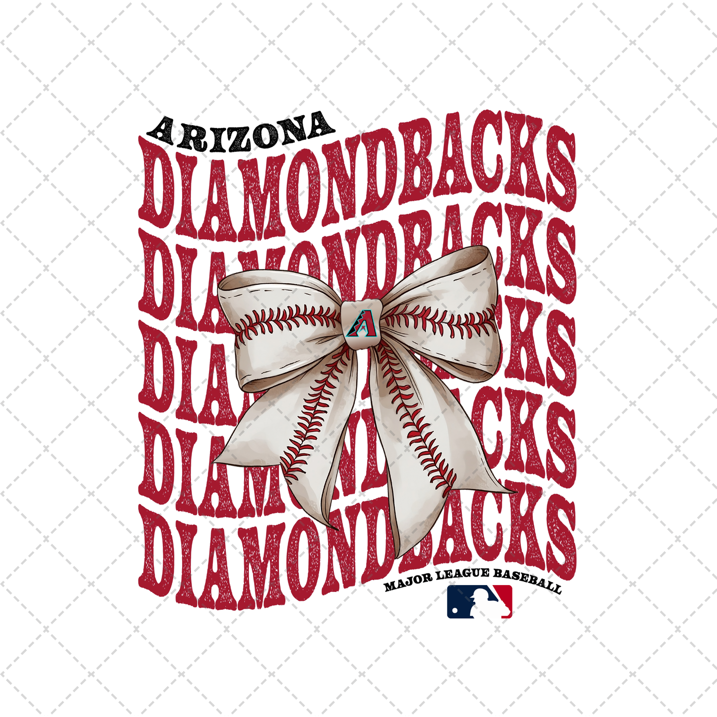 Diamondbacks Coquette Transfer ** TWO PART* SOLD SEPARATELY**