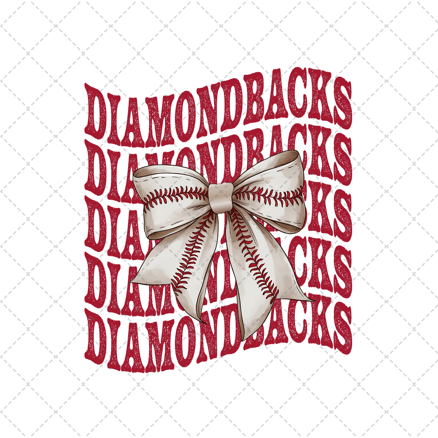 Diamondbacks Coquette Transfer ** TWO PART* SOLD SEPARATELY**