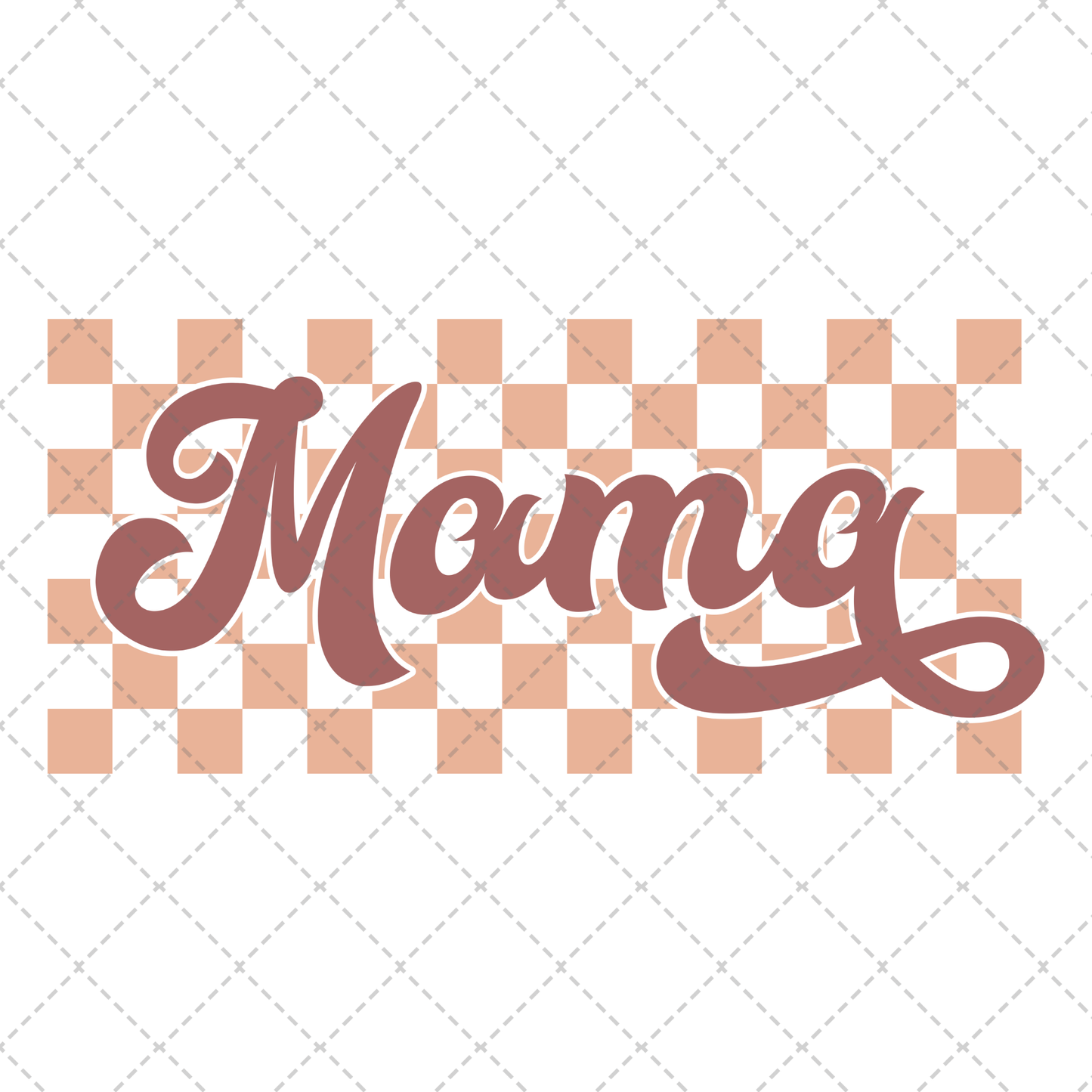Mama Checkered Transfer