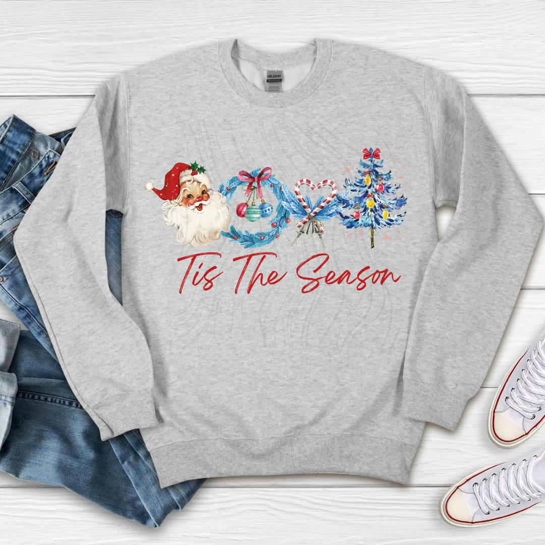 Tis The Season Blue Transfer