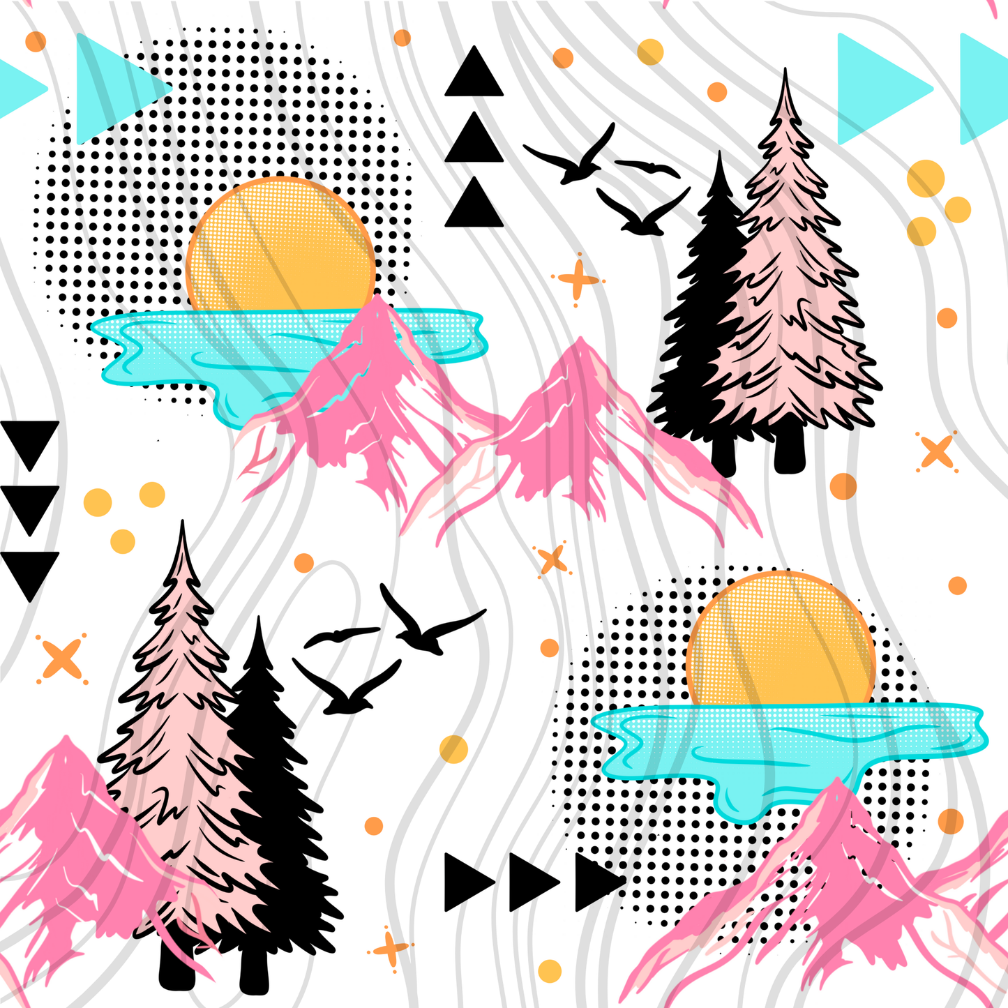 Geometric Lake Seamless