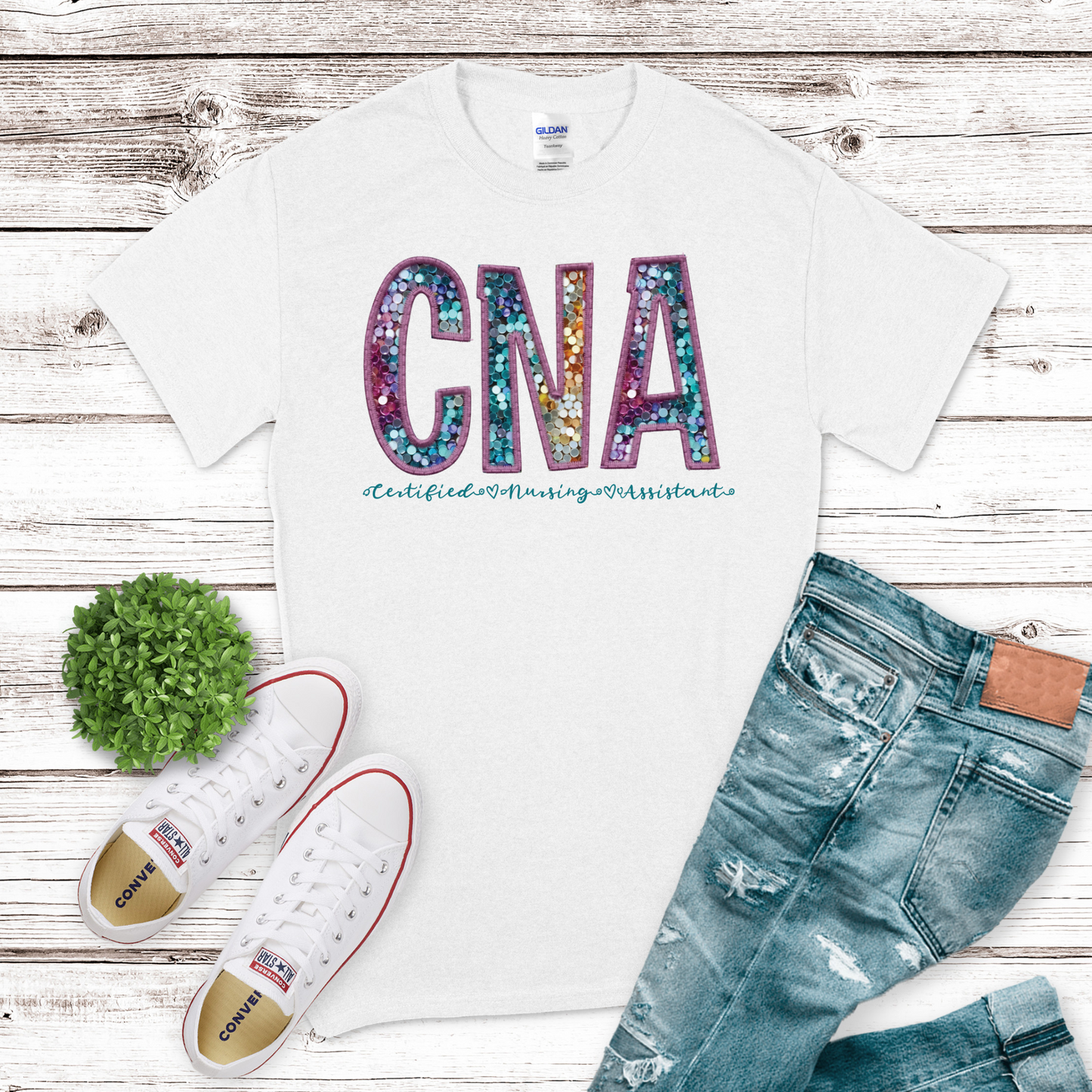 CNA Sequins Transfer