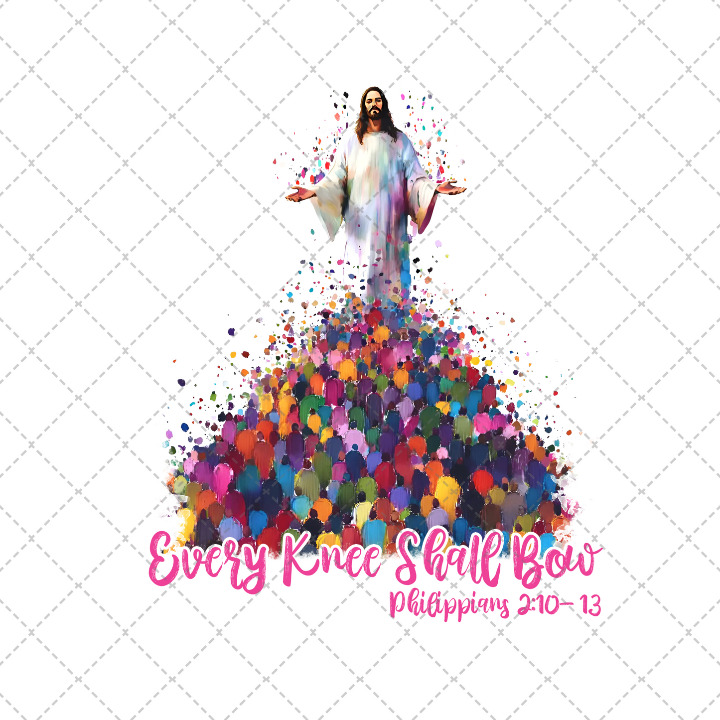 Every Knee Pink Transfer