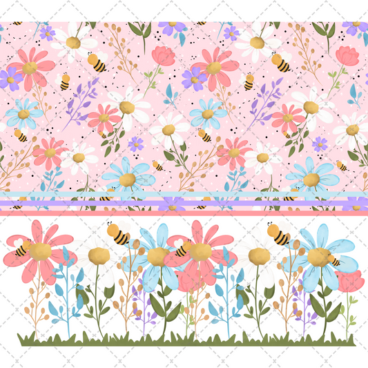 Spring Bees Tumbler Wrap