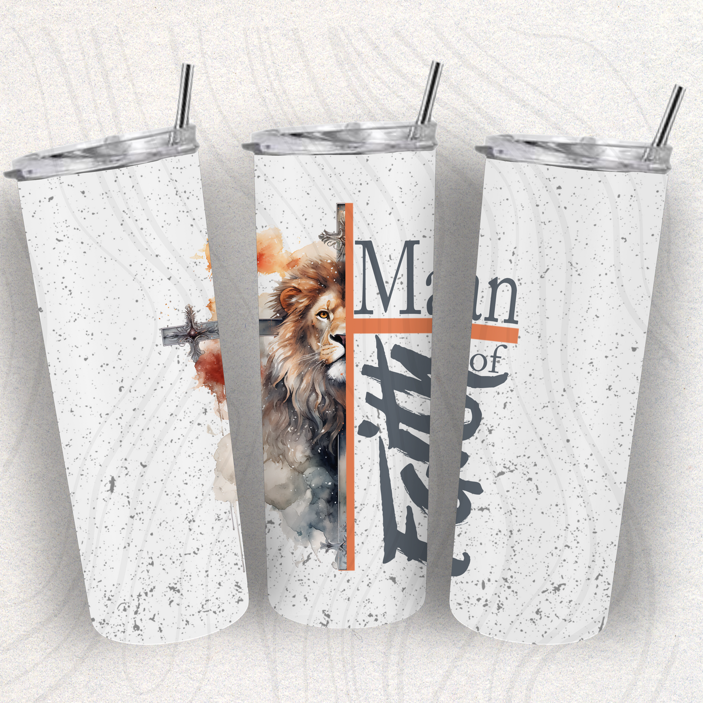 Man Of Faith Tumbler Wrap Transfer