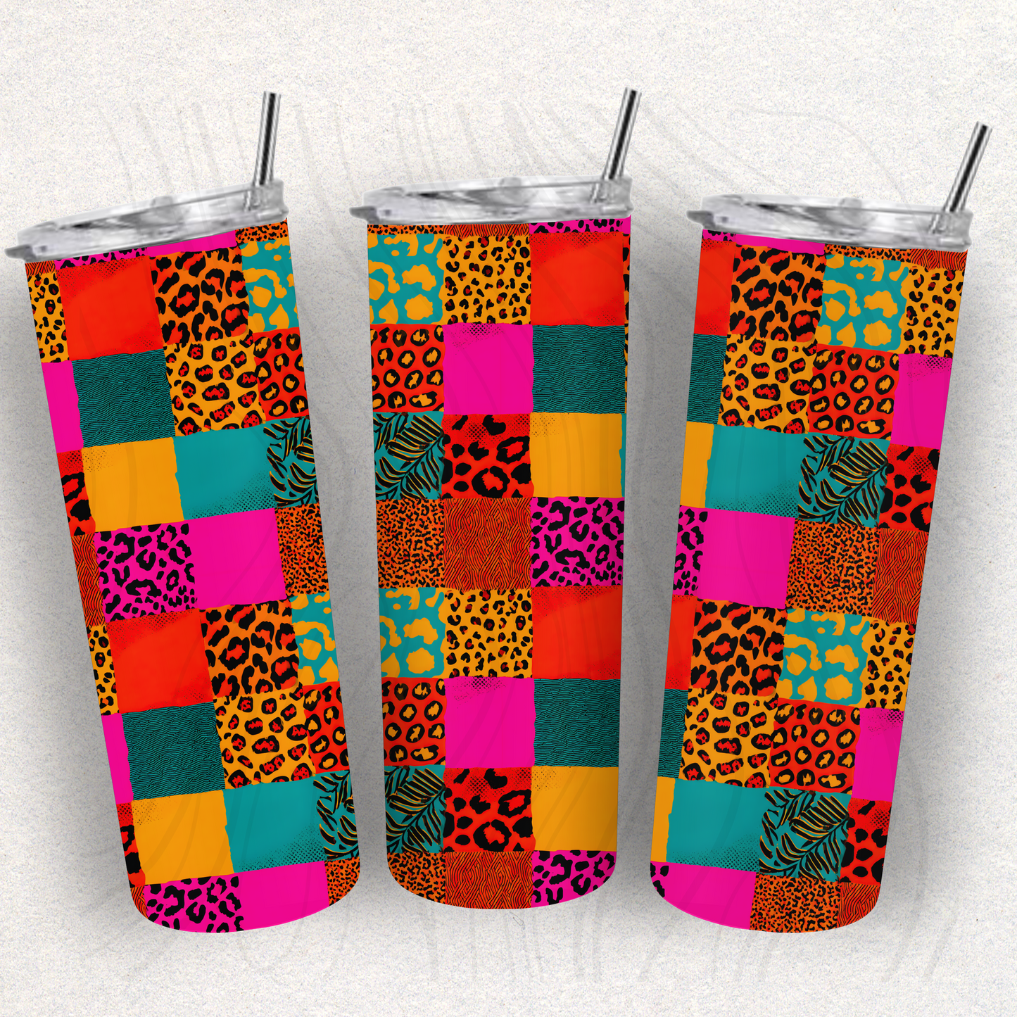 Patchwork Leopard Seamless Transfer