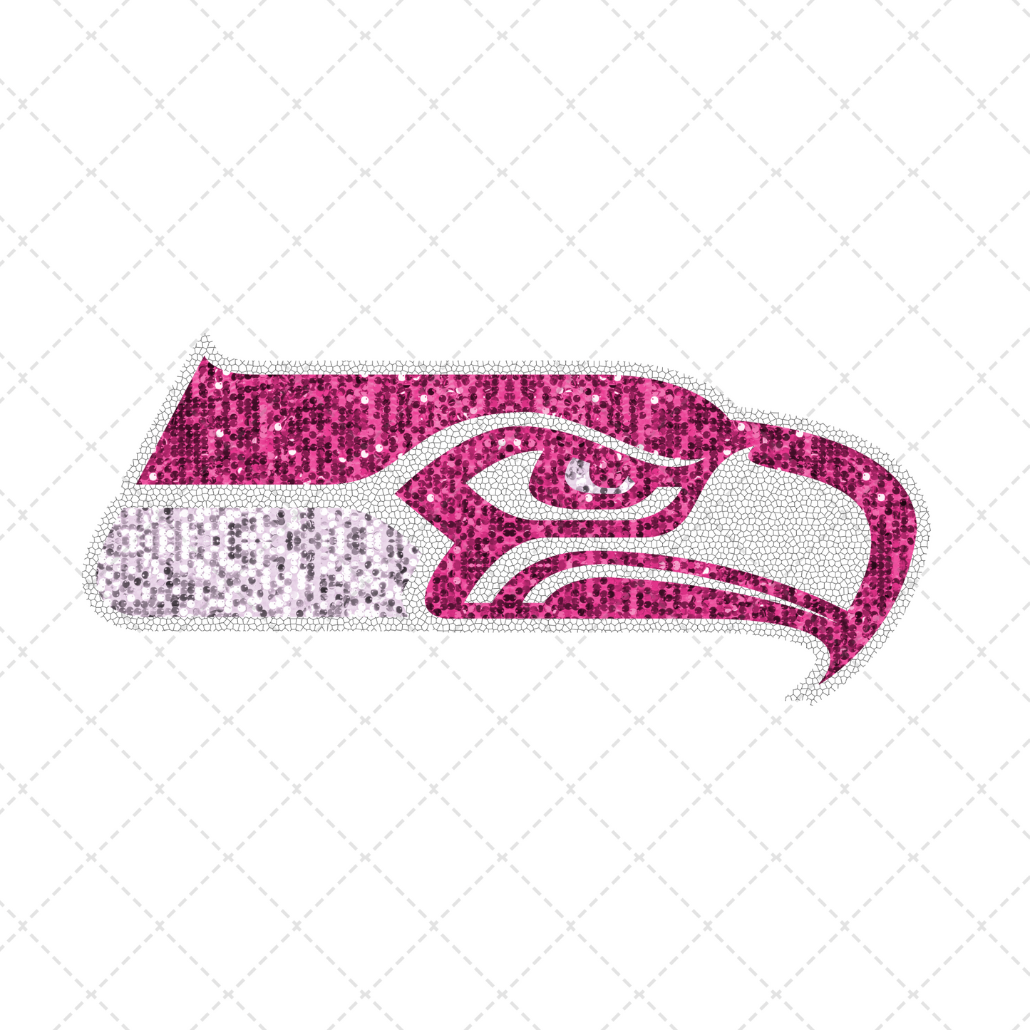 Hawks Pink Transfer