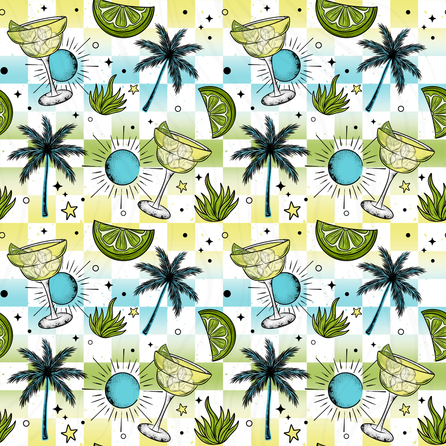 Tequila Lime Sunshine Seamless Transfer