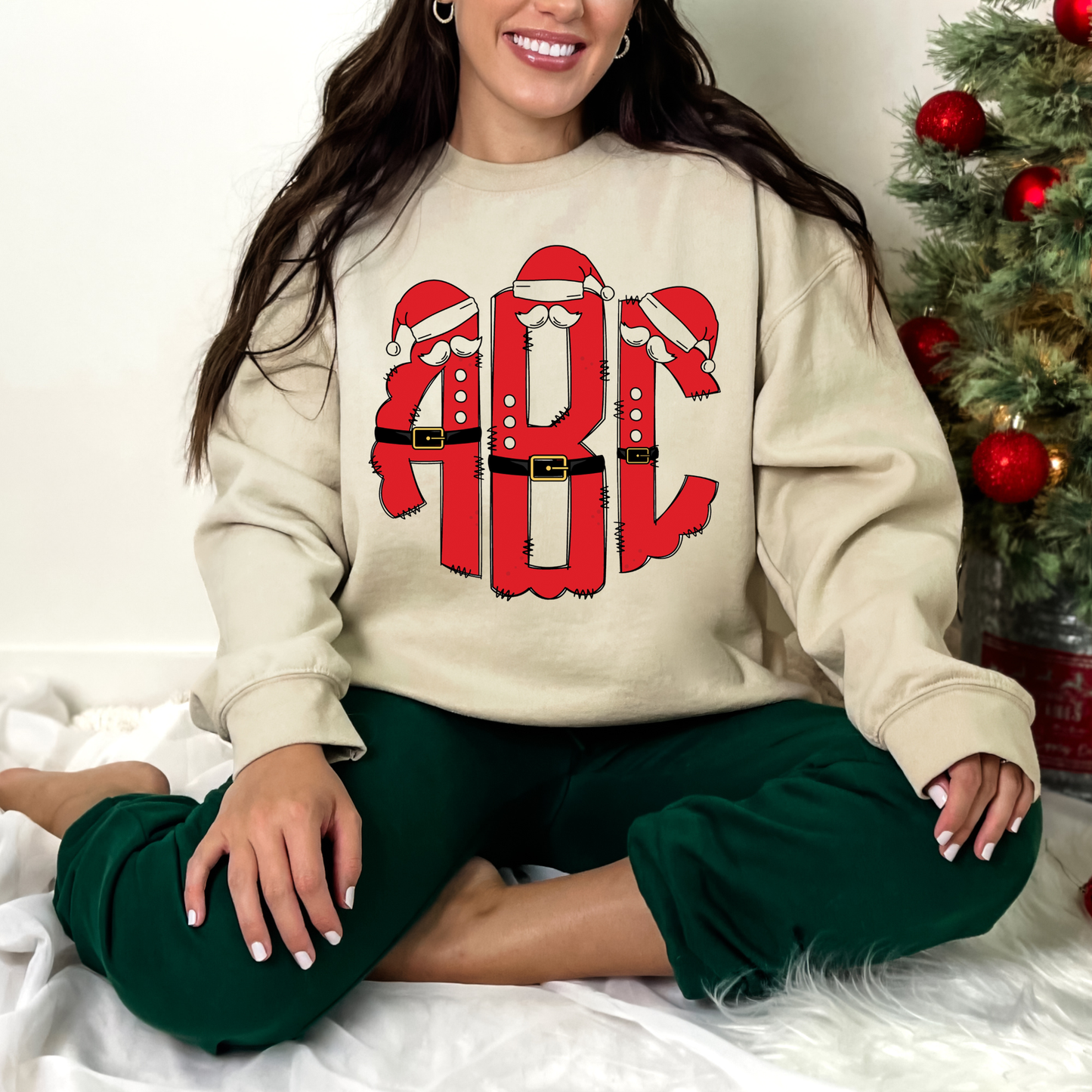 Santa - Custom Monogram Transfer