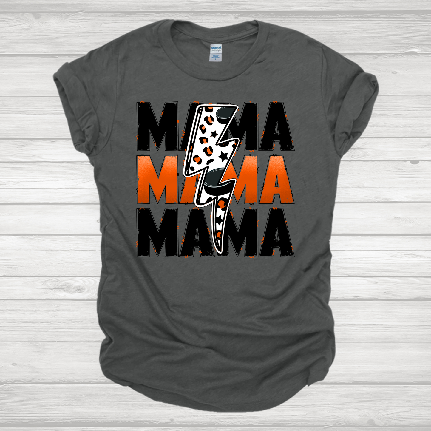 Hockey Mama Orange Transfer