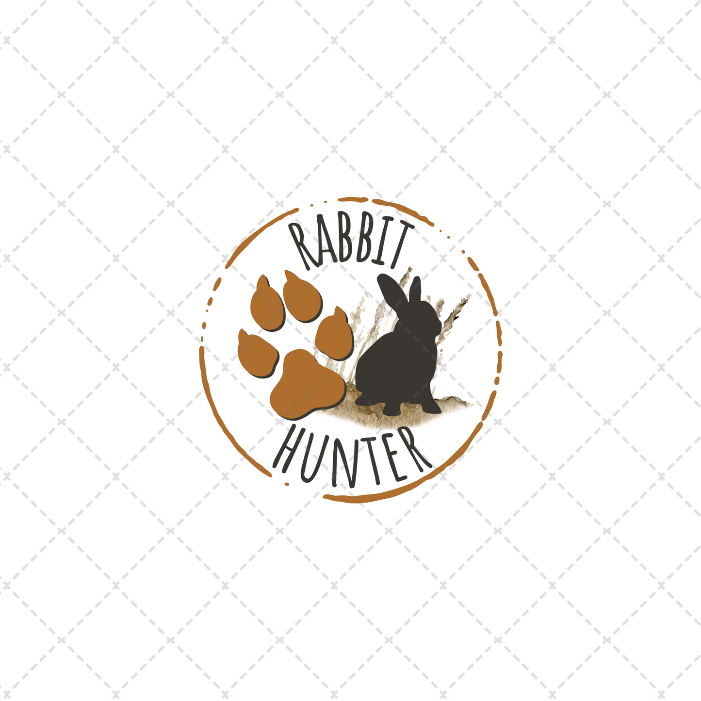 Rabbit Hunter Transfer **TWO PART* SOLD SEPARATELY**