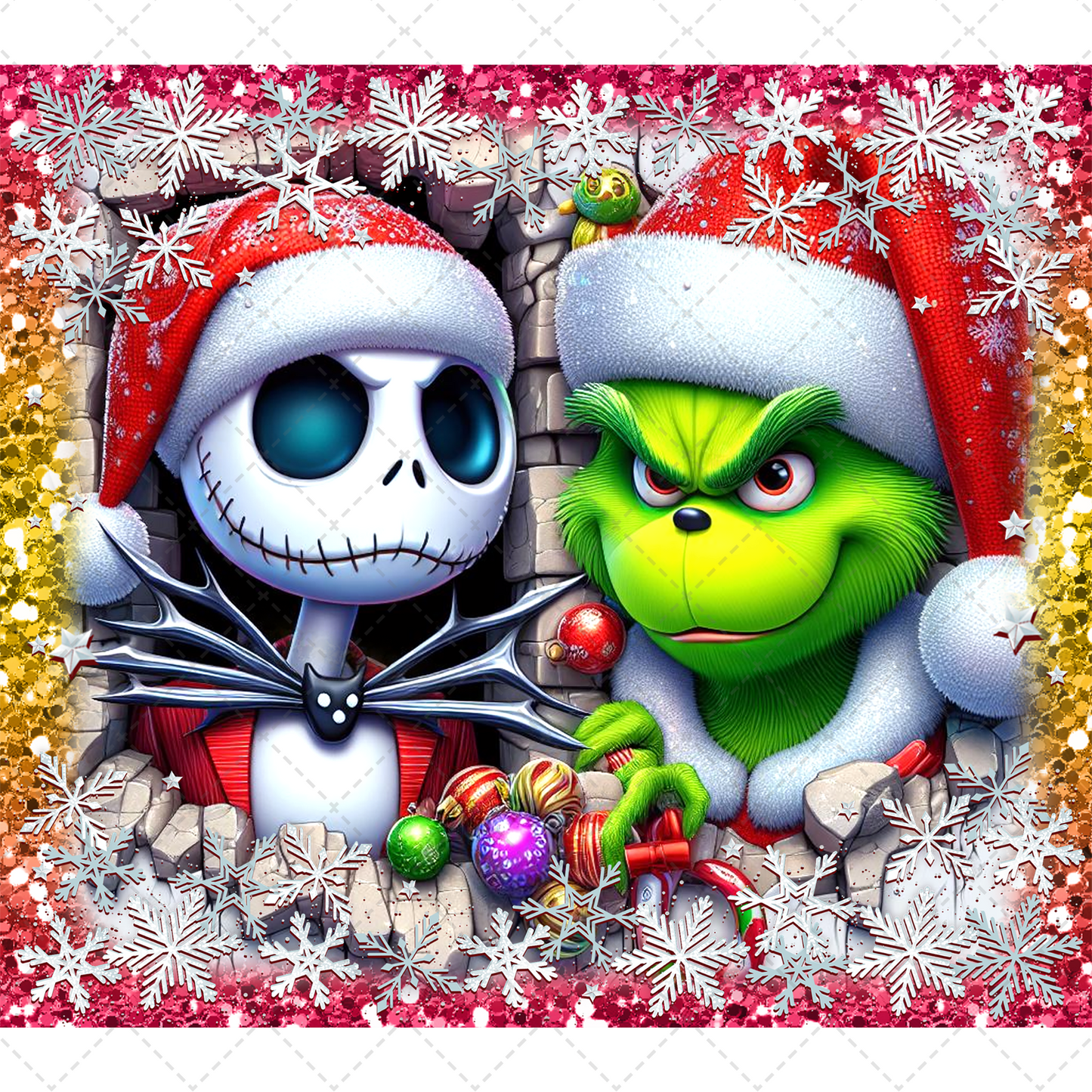 Skelly And Gman Tumbler Transfer