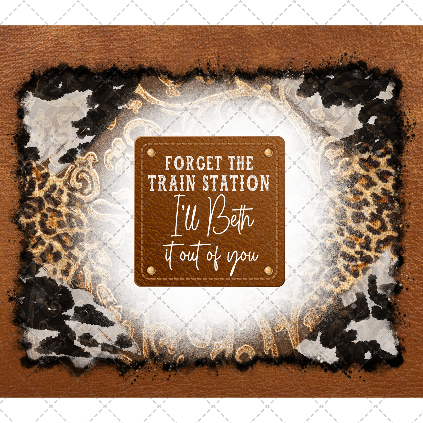 Forget The Train Station Tumbler Wrap