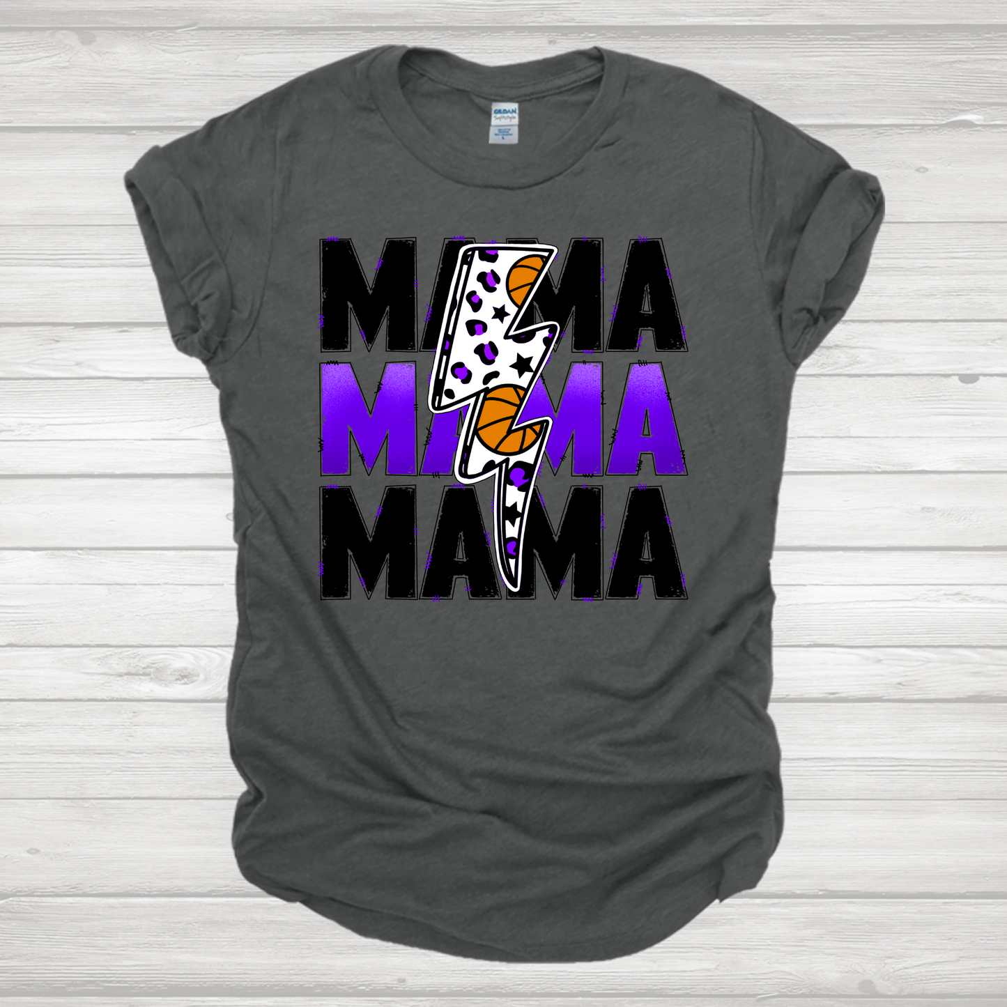 Basketball Mama Purple Transfer