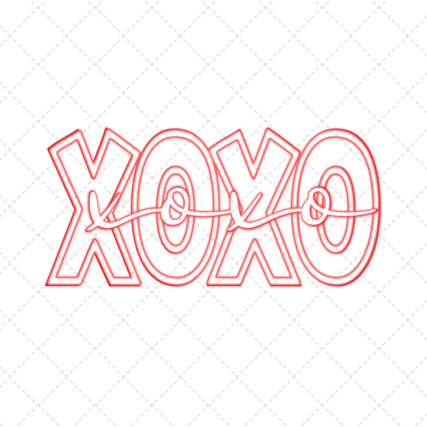 Xoxo Neon Transfer