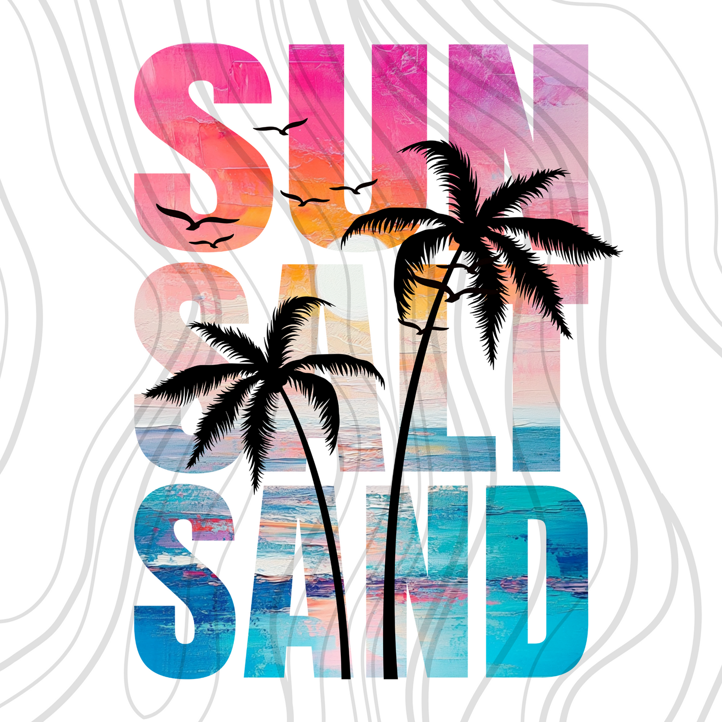 Sun Salt Sand Transfer ** TWO PART* SOLD SEPARATELY**