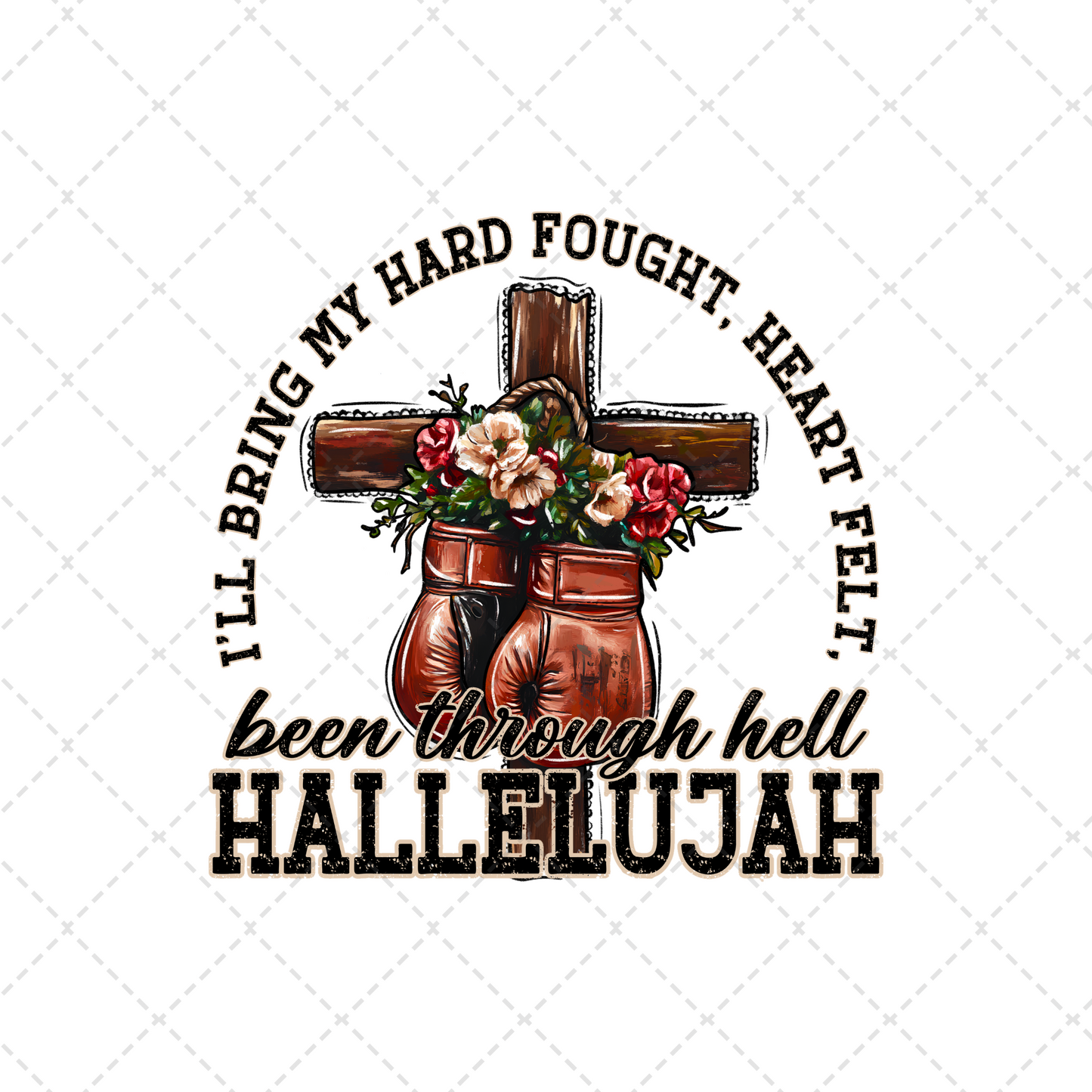 Hard Fought Hallelujah Transfer ** TWO PART* SOLD SEPARATELY**