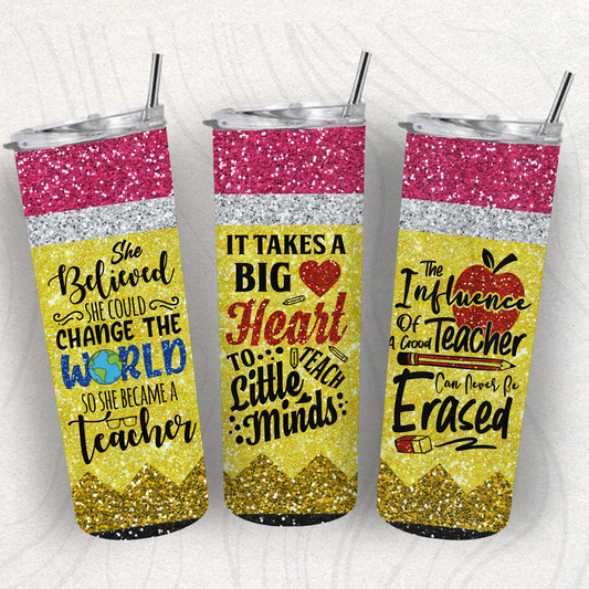 Takes A Big Heart Tumbler Wrap Transfer