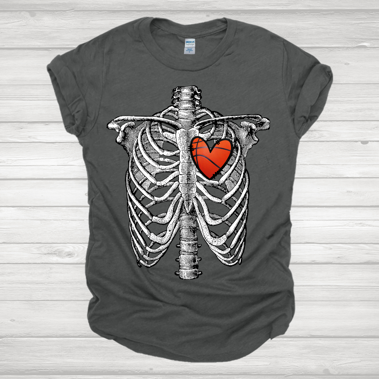 Skeleton Basketball Transfer