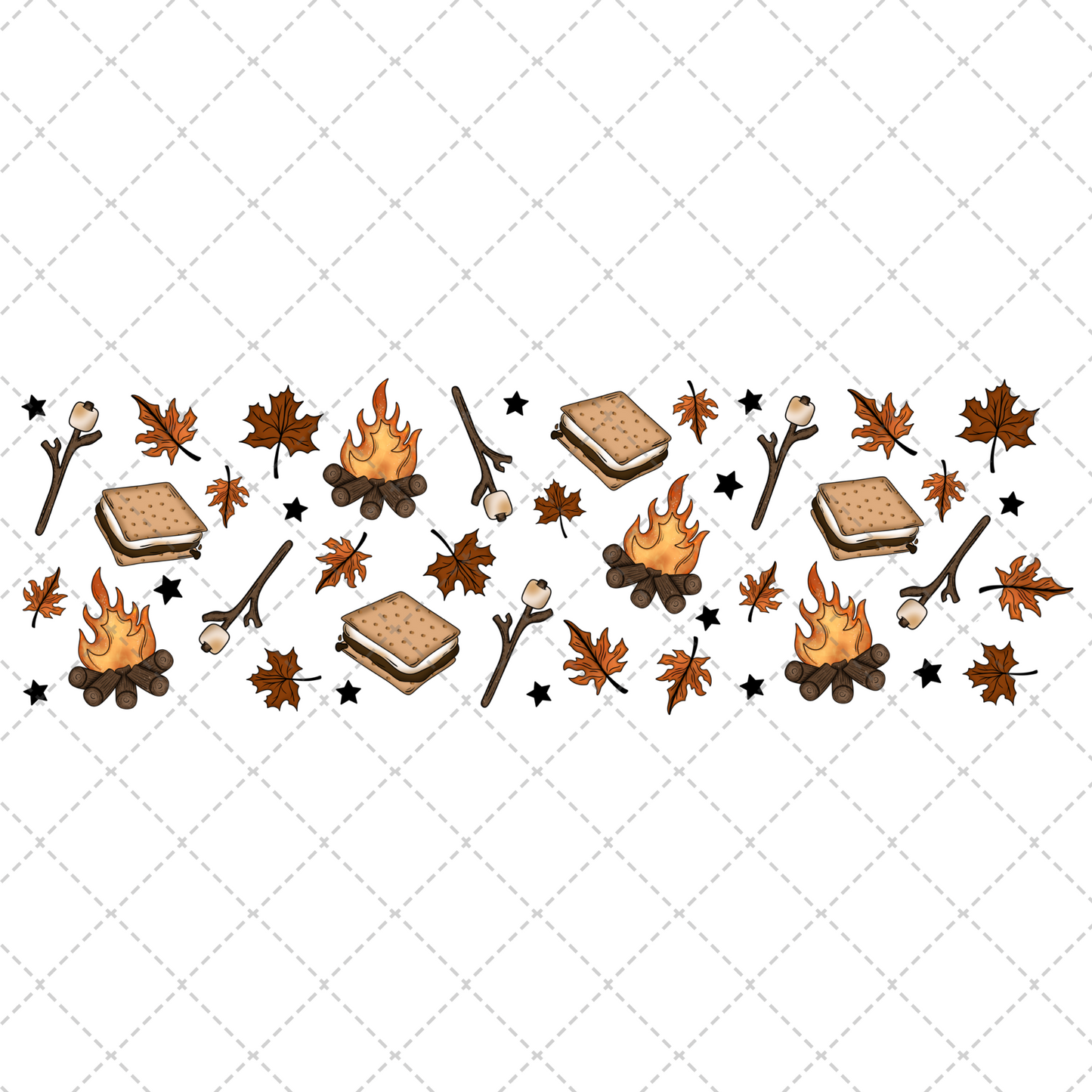 Coffee Campfire 16oz Tumbler Wrap