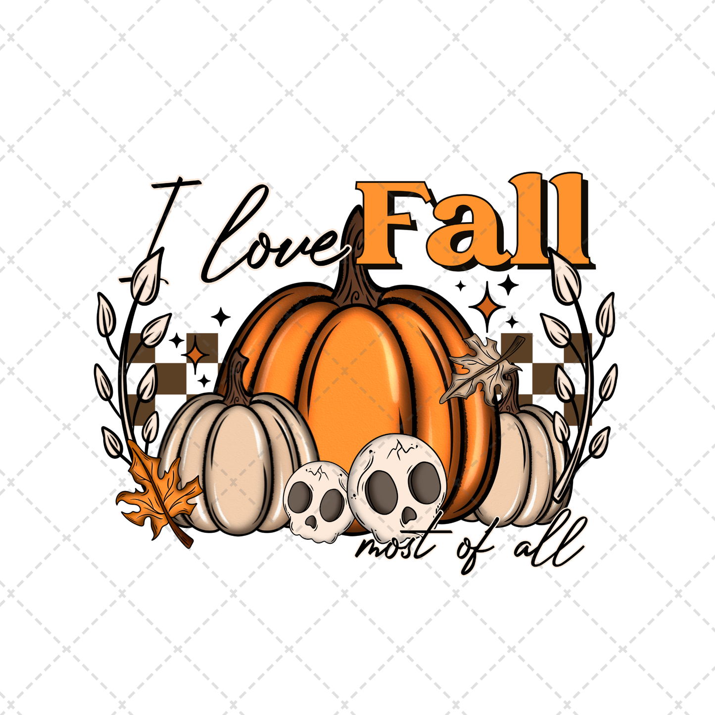 I Love Fall ** TWO PART* SOLD SEPARATELY** Transfer