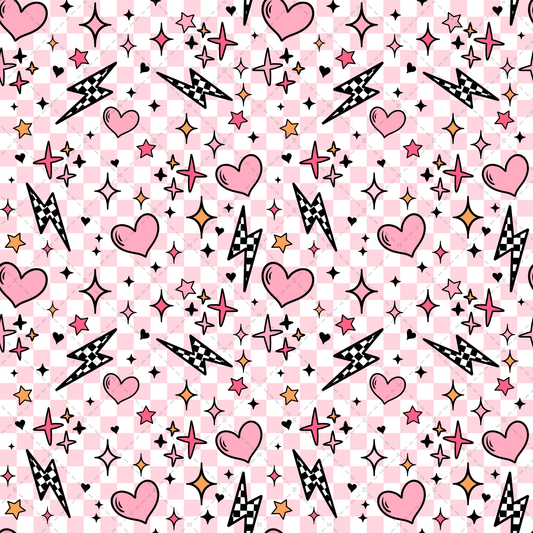 Hearts And Accents Seamless Transfer