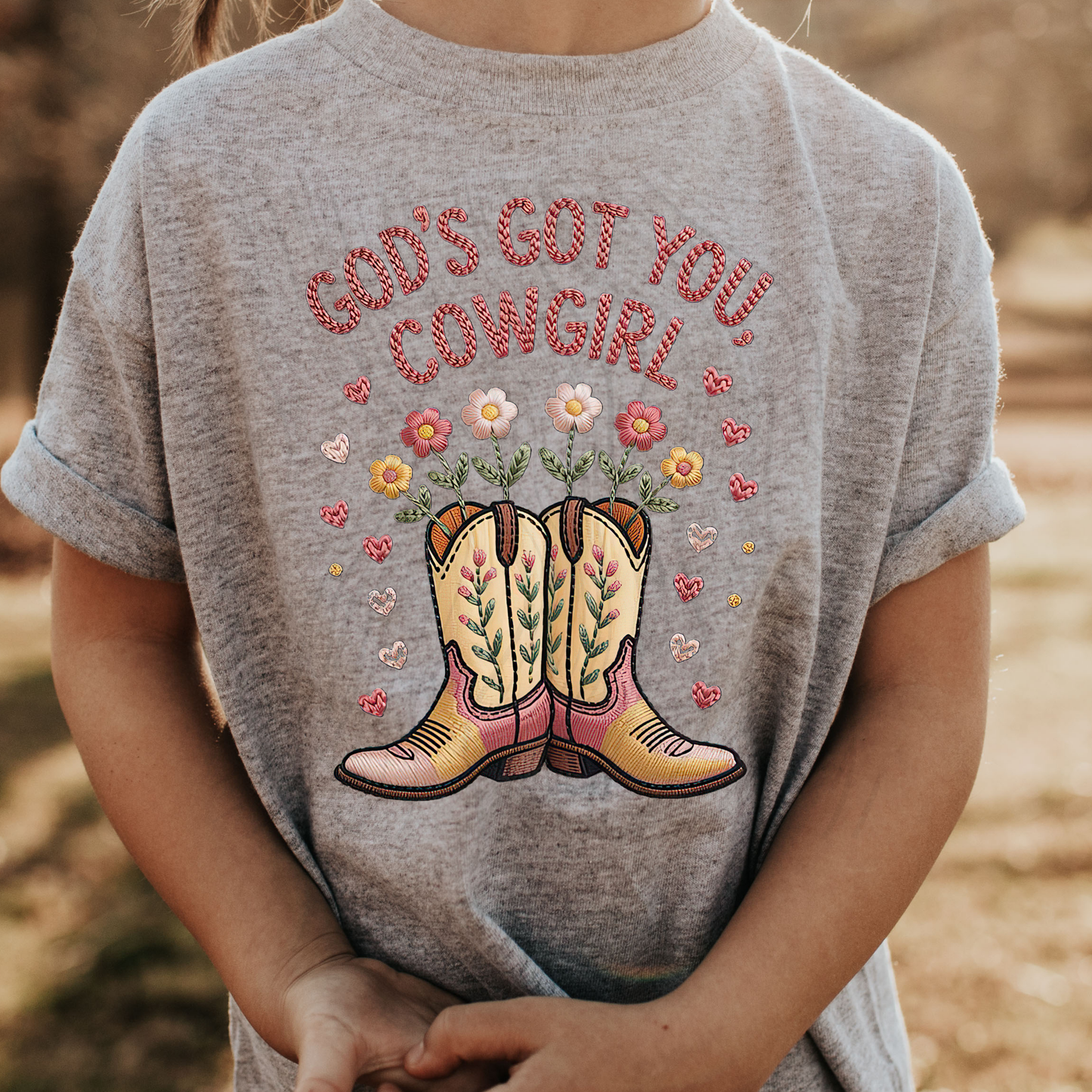 Gods Got You Cowgirl Transfer