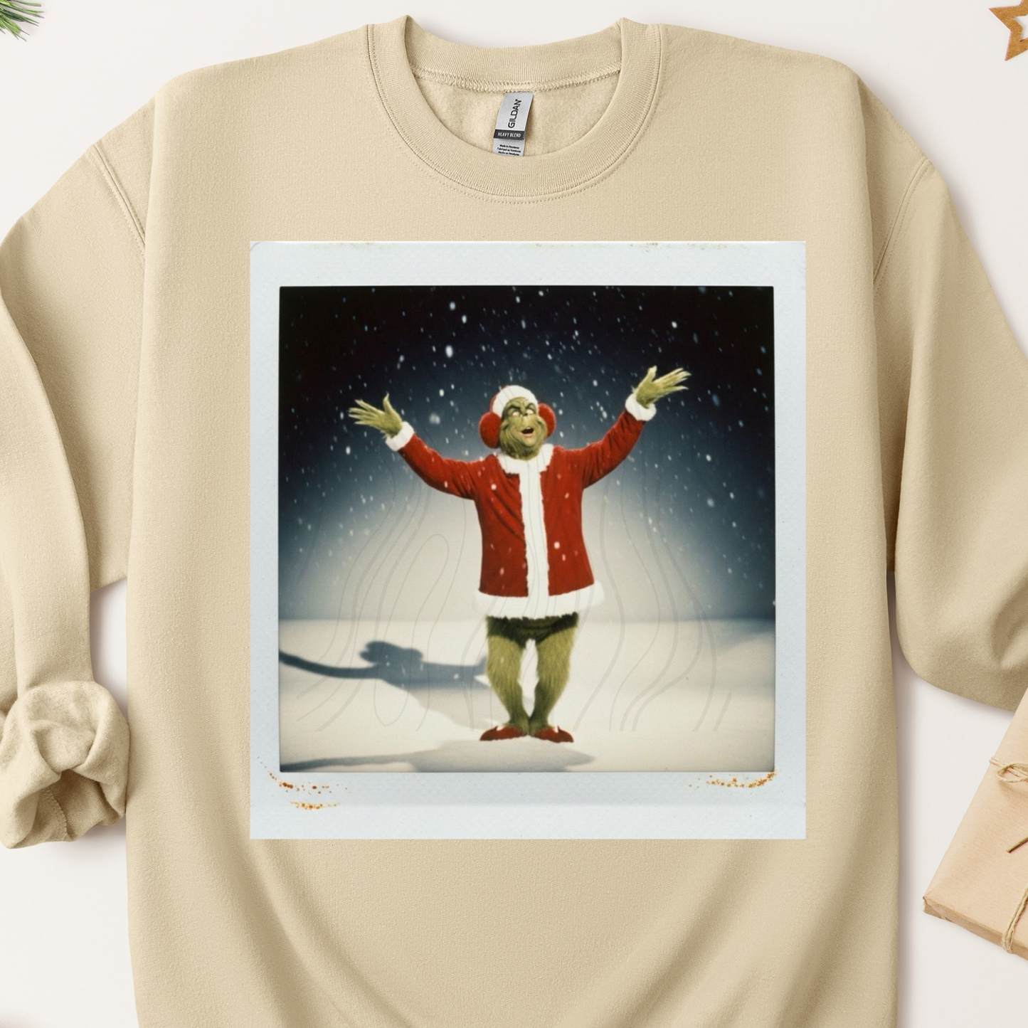 GMan Snow Polaroid Transfer