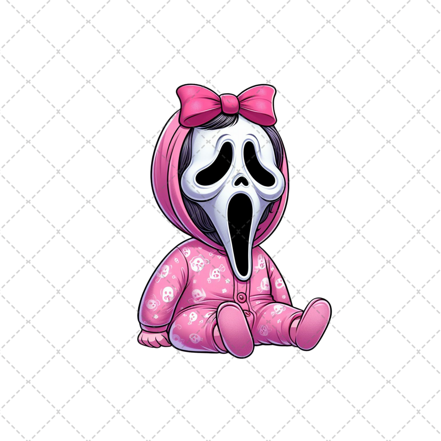 Pink Scream Spooky Fam ** MULTI PART** SOLD SEPARATELY** Transfer