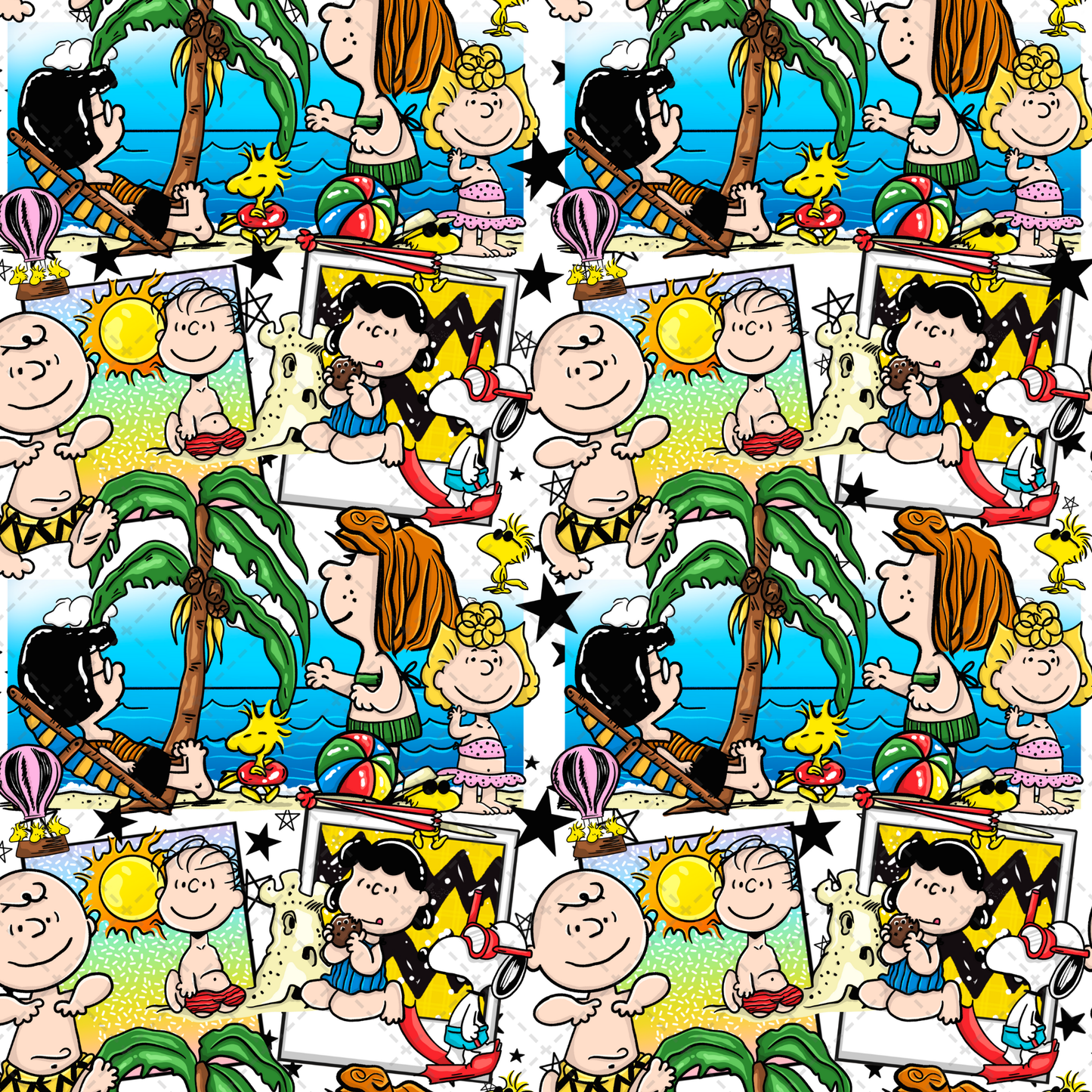 Summertime Seamless Wrap Tumbler Wrap