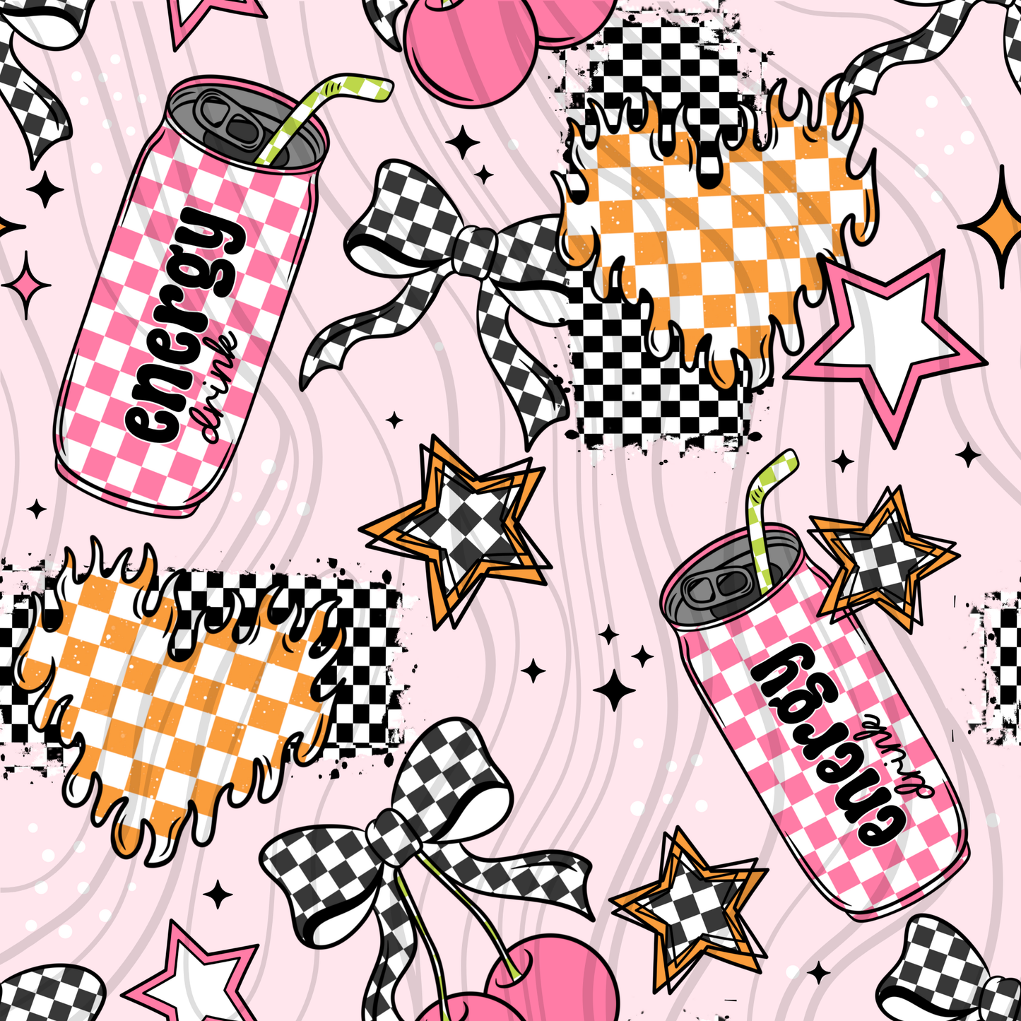 Energy Drink Seamless