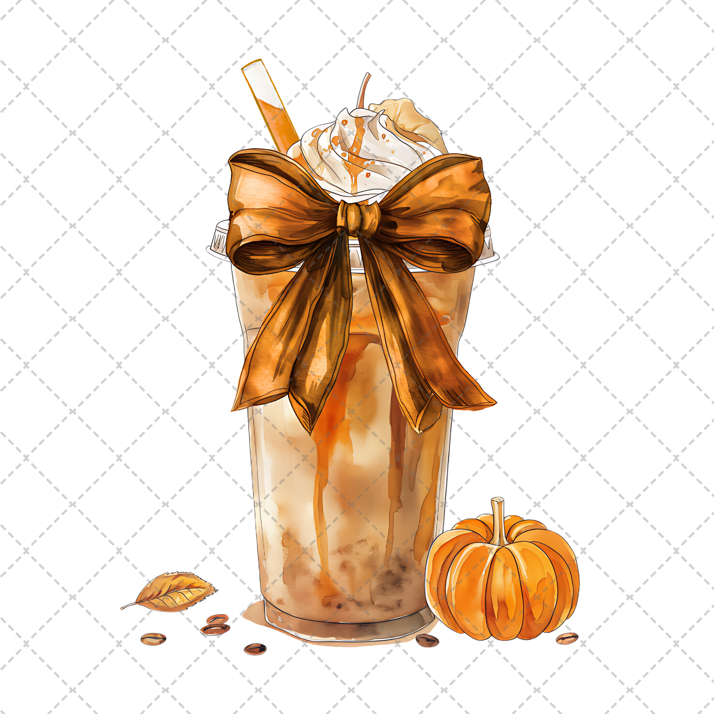 Pumpkin Spice Coquette Transfer