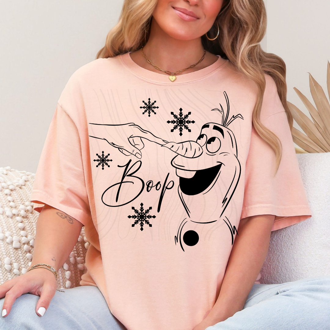 Boop Magic Snowman Transfer