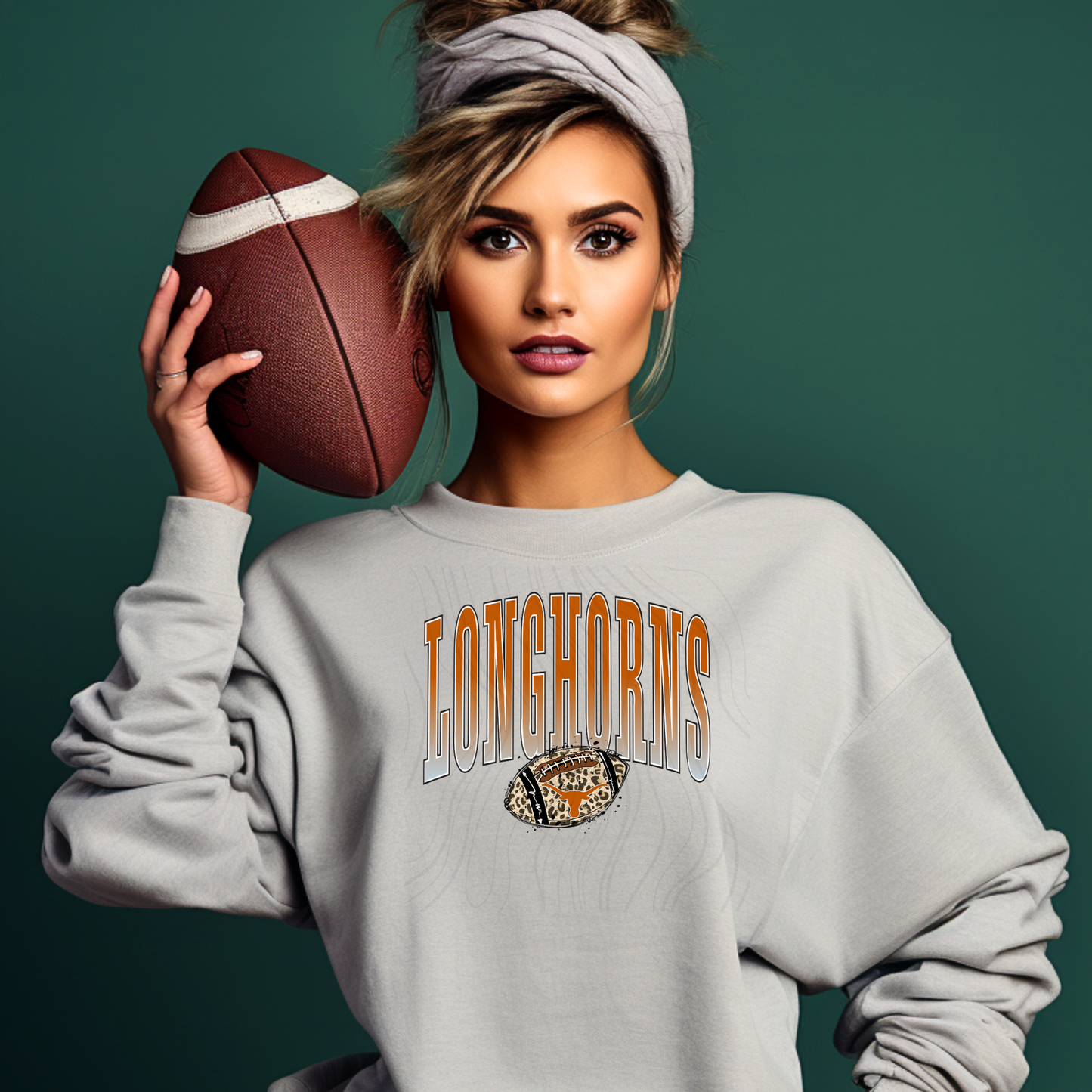 Longhorn Huge Football Tall Transfer