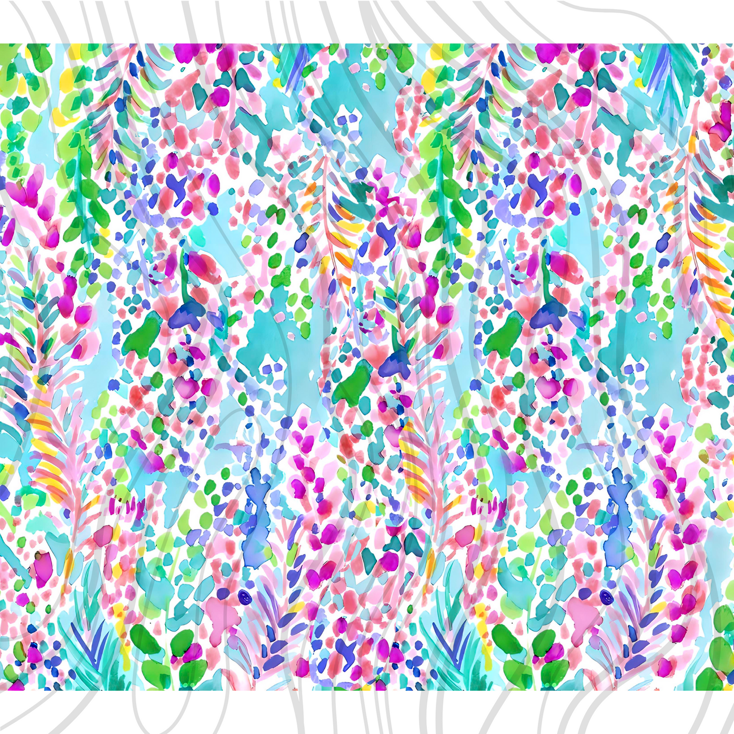 Catch The Wave Tumbler Wrap - Sublimation Transfer