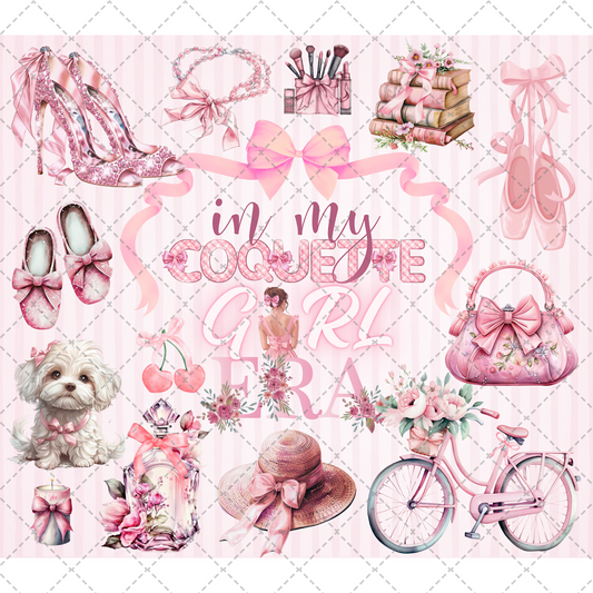 Coquette Girl Era Tumbler Wrap