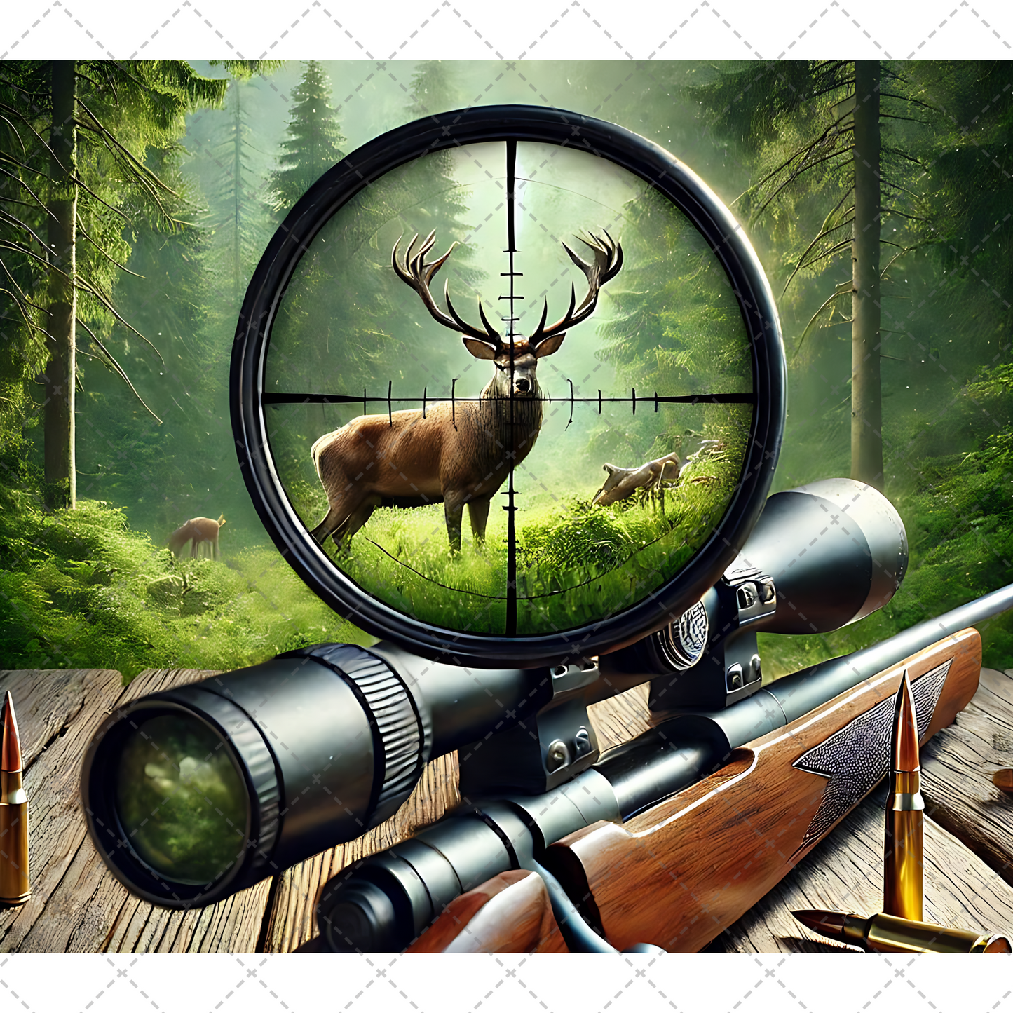 Deer Hunting Tumbler Wrap