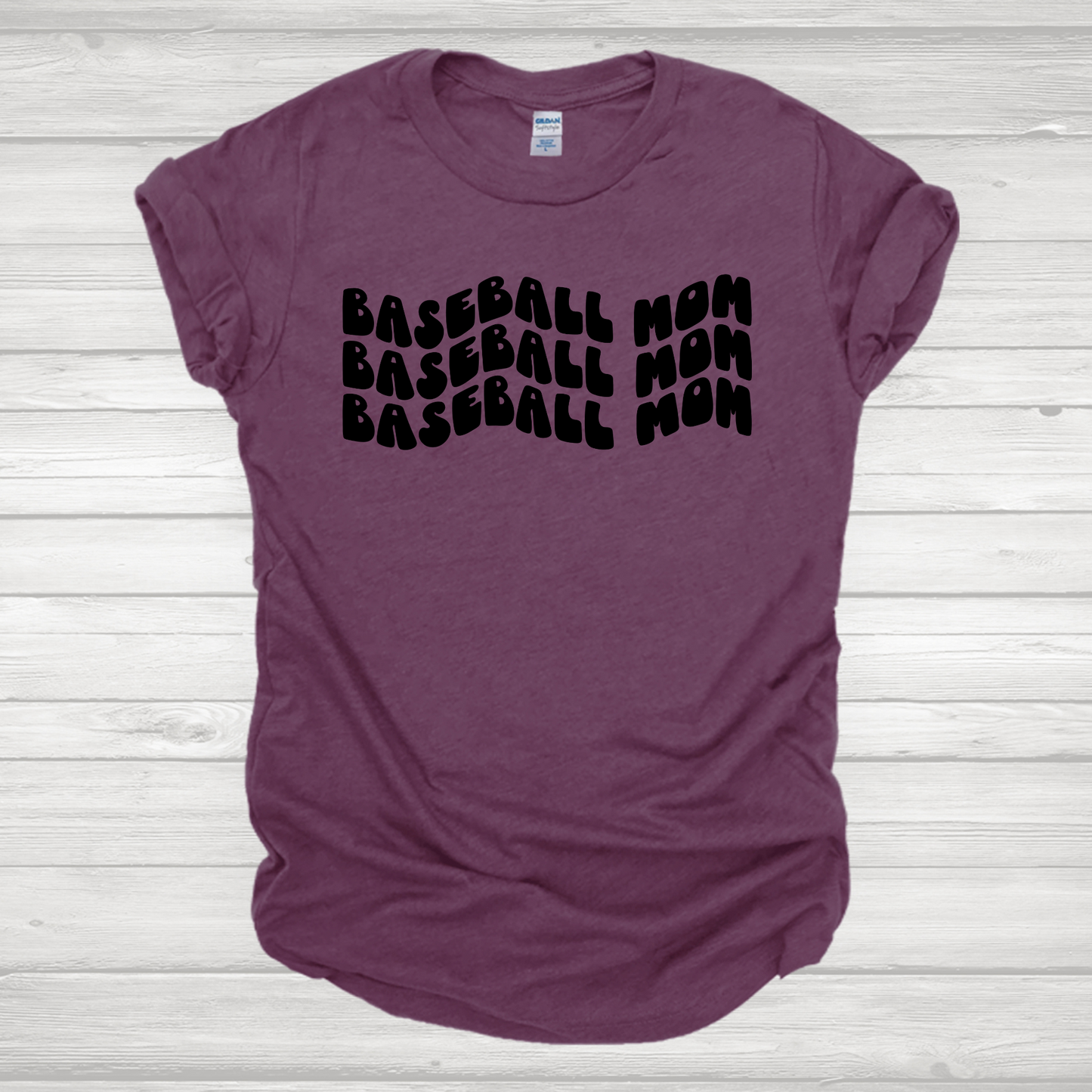 Retro Mom/ Baseball Transfer