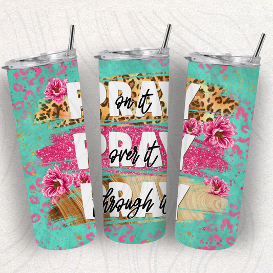 Pray On It Tumbler Wrap Transfer