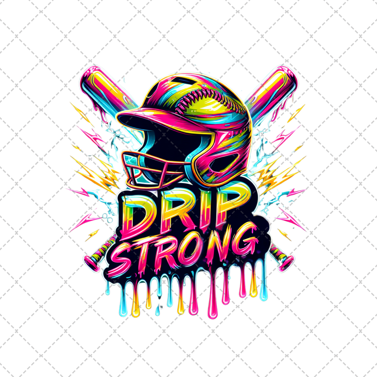 Drip Strong Helmet Transfer