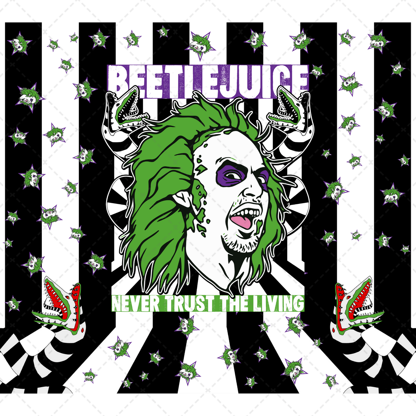 Never Trust The Living Tumbler Wrap