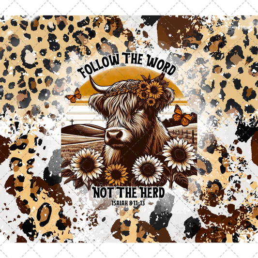 Follow The Word Tumbler Wrap