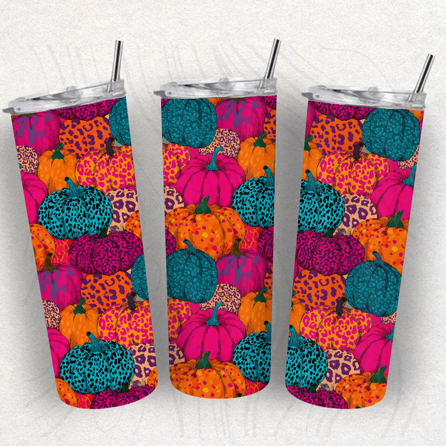Funky Pumpkin Seamless Transfer