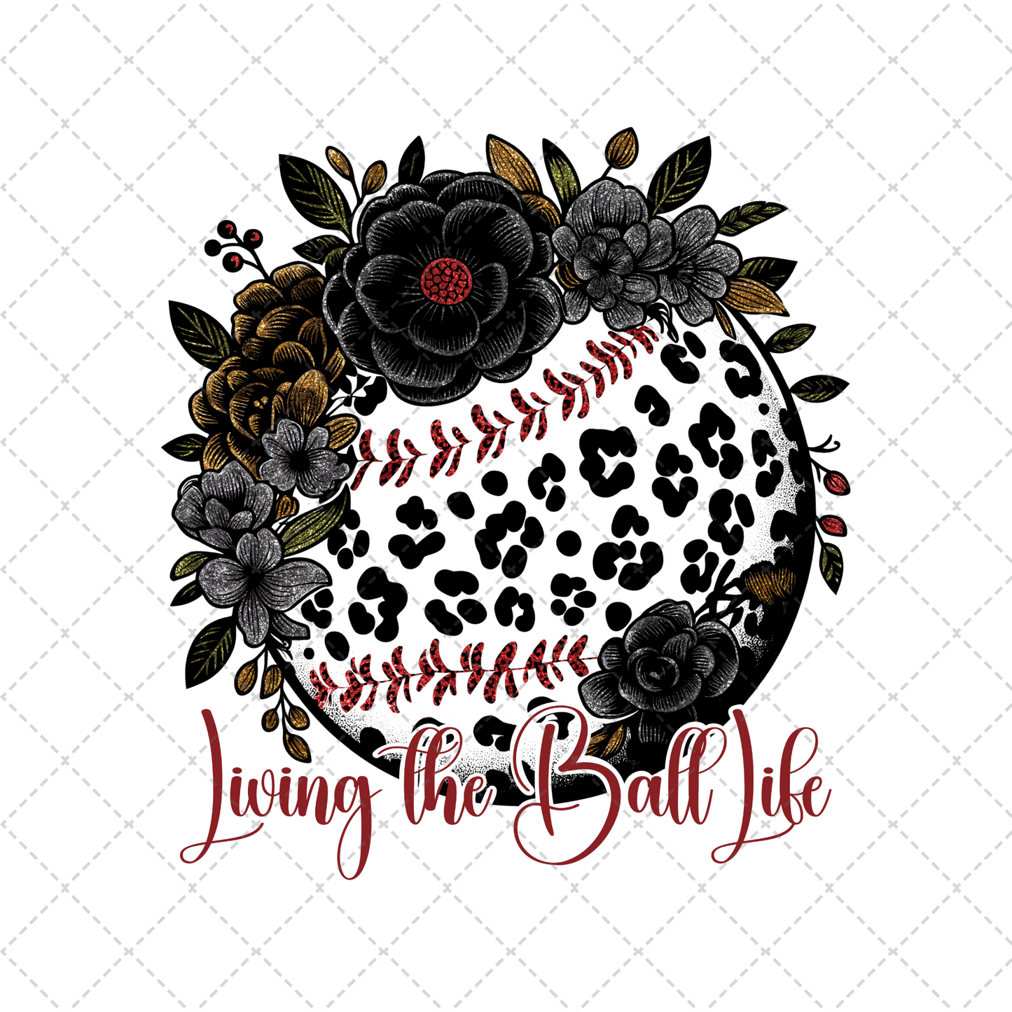 Living That Ball Life Baseball Transfer