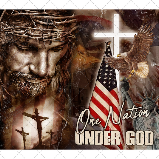 One Nation Under God Tumbler Wrap