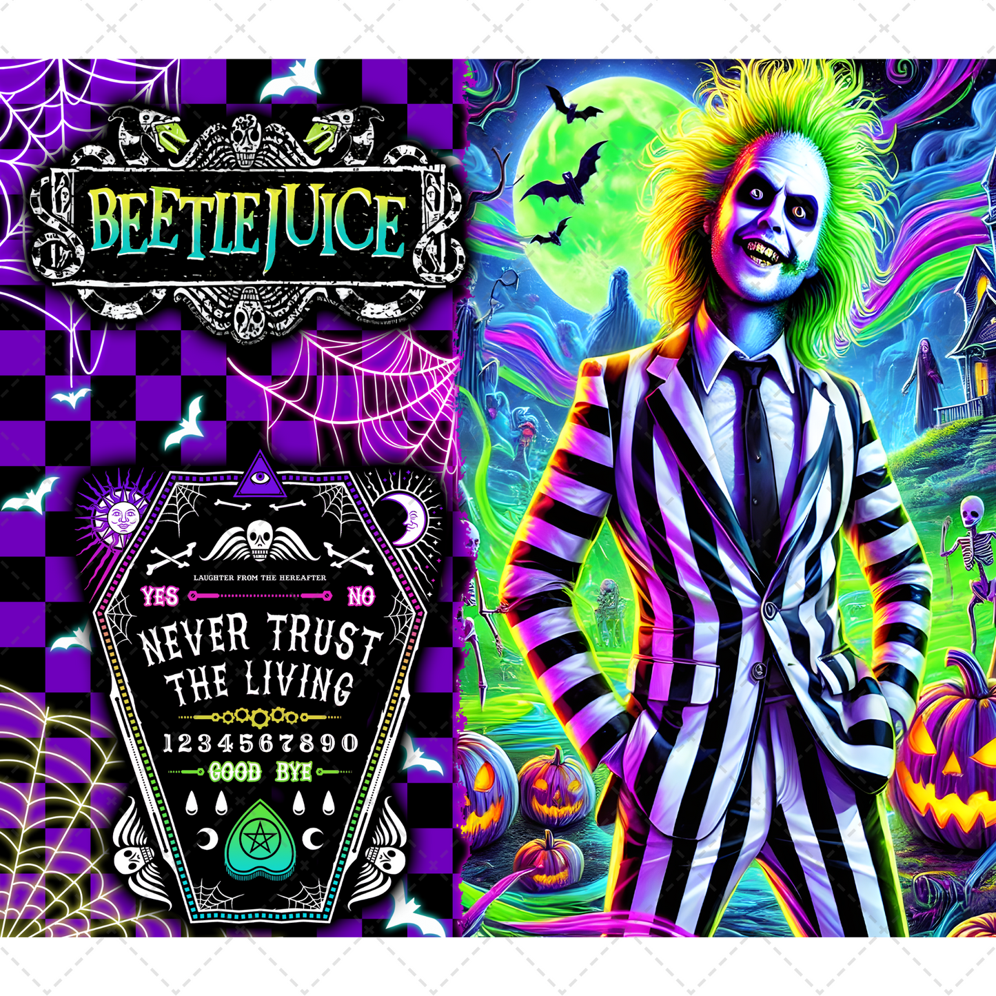 Neon Beetle Tumbler Tumbler Transfer