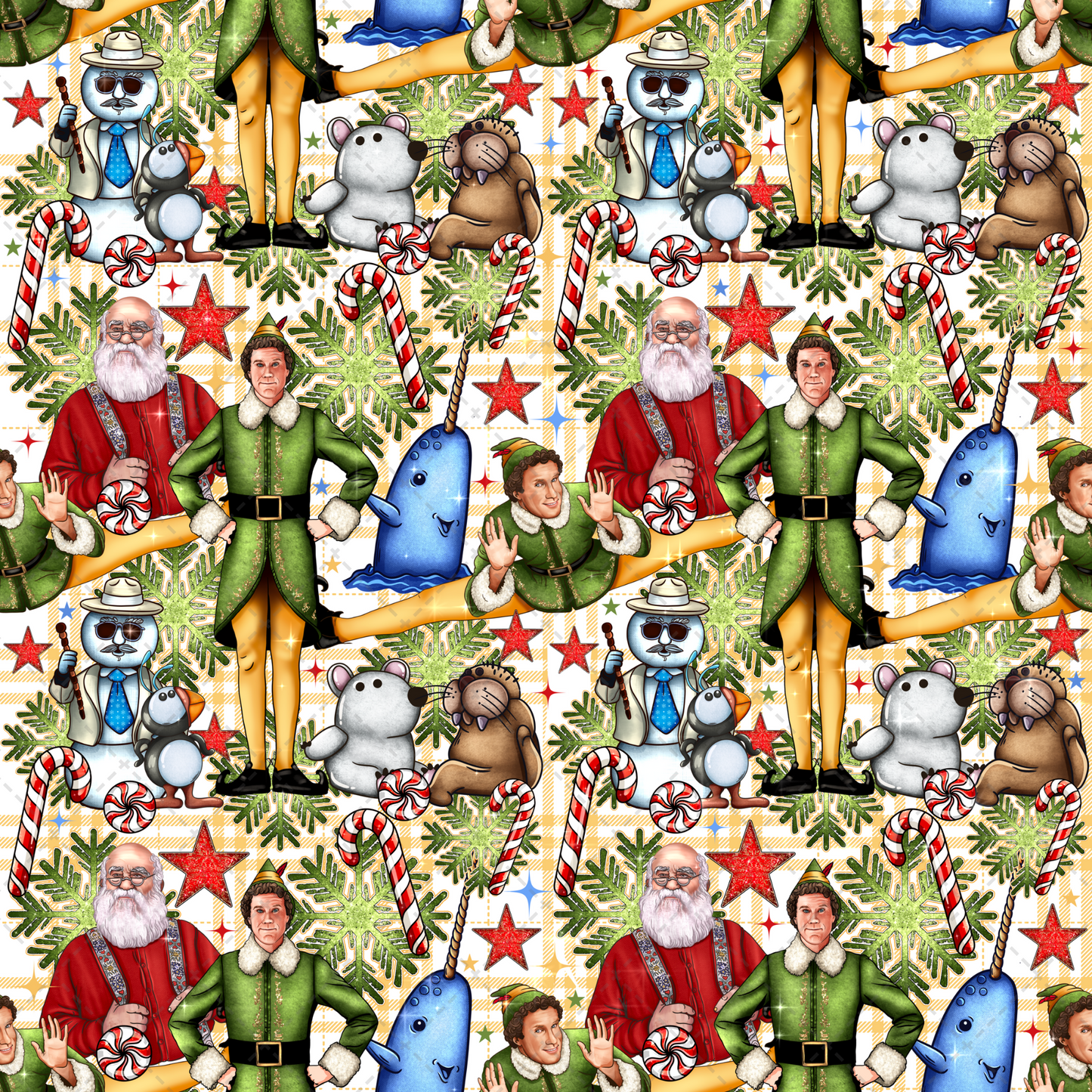 Buddy Christmas Seamless Transfer