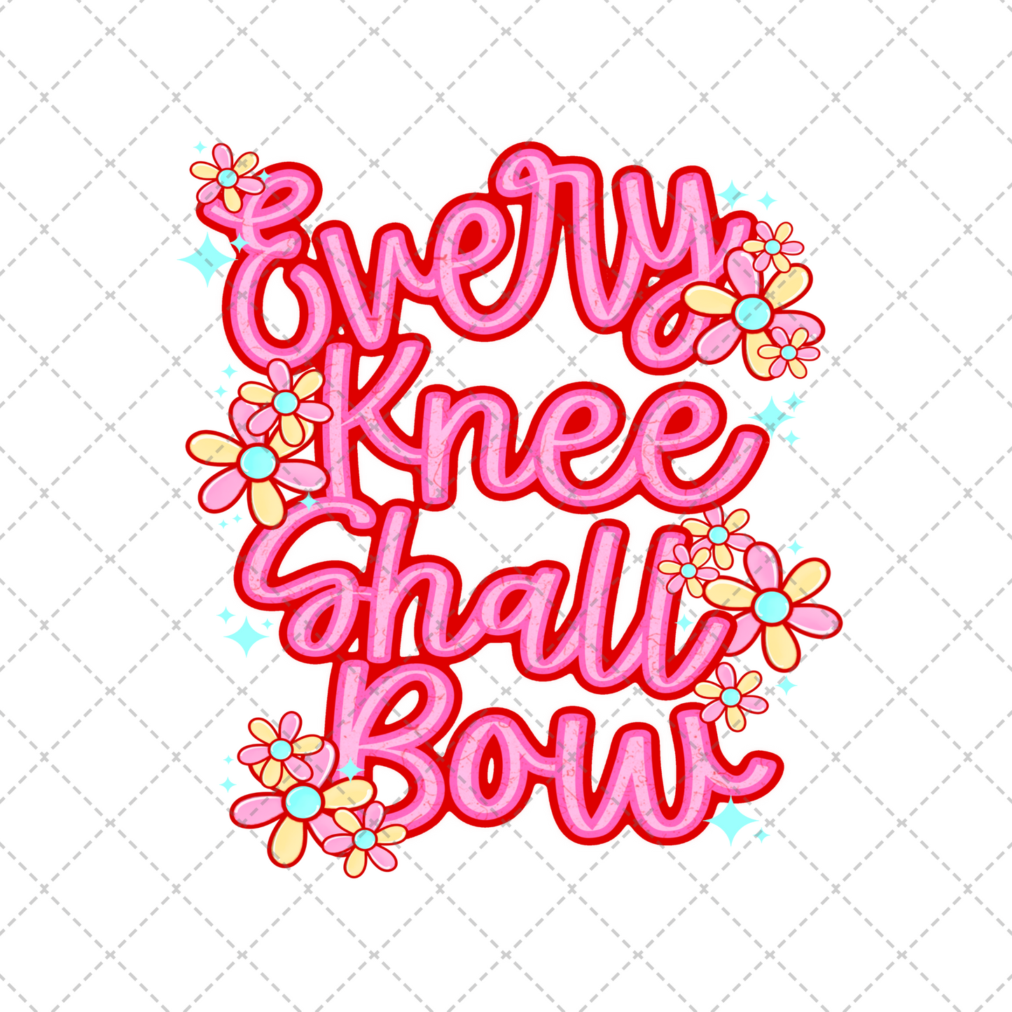 Bright Every Knee Shall Bow Transfer